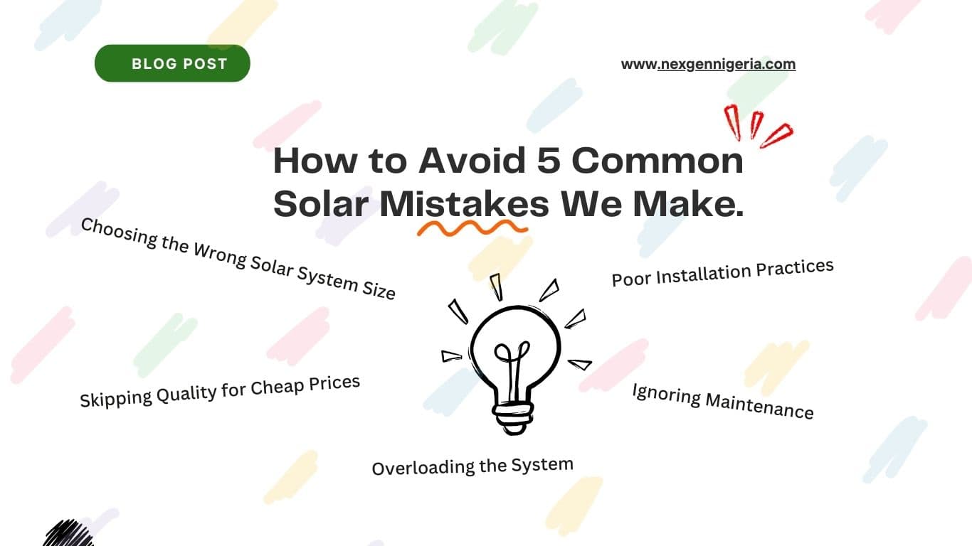 Common Solar System Mistakes and How to Avoid Them